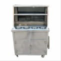Stainless Steel SS Golgappa Counter, For Restaurant