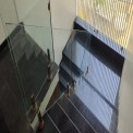 Stairs Topless Glass Railing, For Home