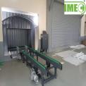 Steel IMEC/PALLET TRANSFER CHAIN CONVEYOR, Capacity: Custom Made