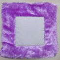 Sublimation square fur cushion, Size: 45*45 Cm
