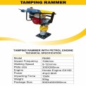 Tamping Rammer With Honda Engine, 5 Hp