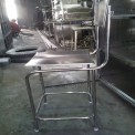 TGPE Mirror/Matt Pharma Stainless Steel Revolving Chair