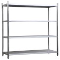 Tgpe STAINLESS STEEL Commercial Kitchen Storage Racks, For Industrial, Size: 5 Feet