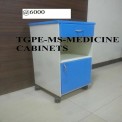 TGPE White Mild Steel Medicine Cabinet, Size: Standard