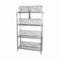 Thomson & Thomsons Free Standing Stainless Steel Dish Drying Rack, For Hotels,Restaurants, Shelves: 4