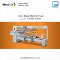 Three Head Multi Boring Machine, Drilling Depth: 0 - 50Mm