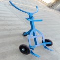 Three Wheel Drum Lifter Trolley, For Industrial, Loading Capacity: 310 kg