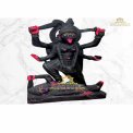 Traditional Hindu Black Marble Mahakali Statue