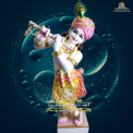 Traditional Hindu Marble Krishna Statue, For Worship