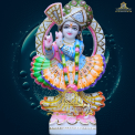 Traditional Hindu Marble Krishna Statue, For Worship