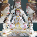 Traditional Hindu Shiv Ji Marble Statues