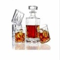 Transparent DECANTER SET OF 7 PCS, Round