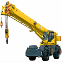 Truck Boom Crane Rental Services, Diesel