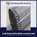 Twill Weave Wire Mesh conveyor belt, For Industrial Applications
