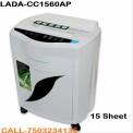 ULTRASHINE Paper Shredding Machine -CC1560AP, Cross-Cut, Shredding Capacity: 1-500 kg/hr