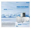 Voltas CF HT 500 DD P Double Door Deep Freezer cum chiller, 500 Liters, Convertible, GREY LATEST