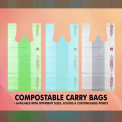 W Cut Plain Bio Compositable Carry Bags, Size (in inches): 13x17 Inch, Holding Capacity: 1 Kg