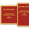 Wall Mounted Red Hotel Welcome Board, Board Size: 18
