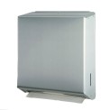 Wall Mounted Silver Hand Towel Dispenser SS, L Fold