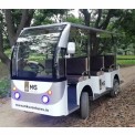 White 12 Seater Electric Golf Cart, 120 Km