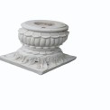 White Marble Carved Pillar