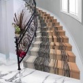 White Marble Stairs, Shape: Circular