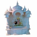 White Marble Temple, For Worship, Size: 3x2 Feet ( Lxw)