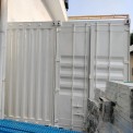 White Mild Steel Shipping Container
