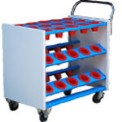 White Mild Steel Tool Trolley, For Industrial
