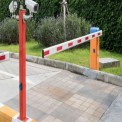 White Nilkamal Barrier Gates, For Parking, Mild Steel