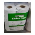 White Plain Kitchen Paper Towel, Packet, 250-350 GSM