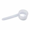 White Plastic Long Handle Sccop 60 ml - PS