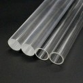White Polycarbonate Round Rods, 6 mm