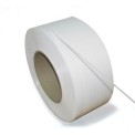White Polypropylene Plastic Strap, Packaging Type: Roll
