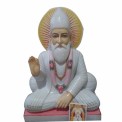 White Tulsidas Marble Statue, 1.5 Feet