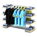 Wooden MS Garment Display Rack, Weight Tolerance Capacity: 50 Kg