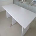 Wooden Rectangular Conference Table, Warranty: 1 Year