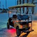 Yellow Club Golf Cart, Maximum Run Per Charge: 80-100 km, Loading Capacity: 500-1000 kg