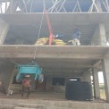 Yellow Hydraulic Mini Construction Crane, Max Height: 80-100 feet, Capacity: 0-5 ton