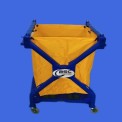 Yellow Plastic Laundry Cart, For Hospitals