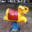 Yellow Plastic VIP Spring Rider, Size: 2/2 Feet